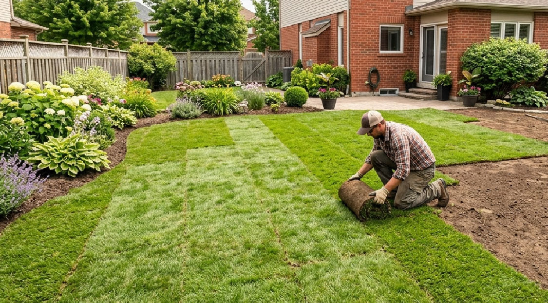 Lawn laying Lawn laying