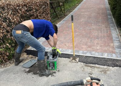 Block paving