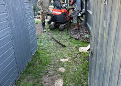 Gravel pathway