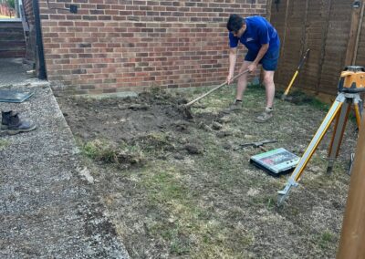 Hard landscaping