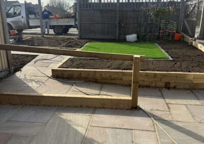 Hard landscaping