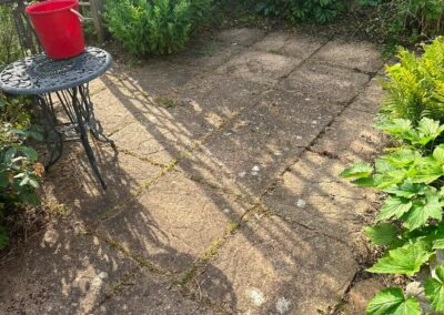 Natural stone paving