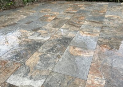 Porcelain patios & pathways