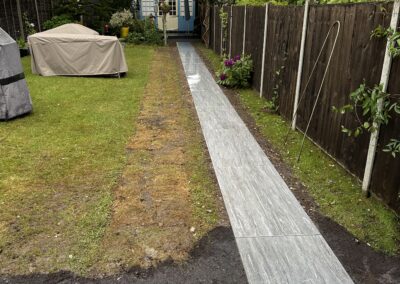 Porcelain patios & pathways
