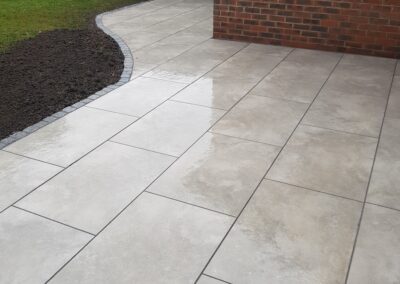 Porcelain patios & pathways