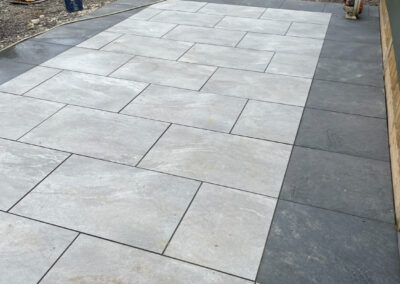 Porcelain patios & pathways